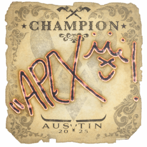 Sticker | apEX (Champion) | Austin 2025