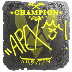 Sticker | apEX (Foil, Champion) | Austin 2025