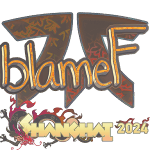 Sticker | blameF (Holo) | Shanghai 2024