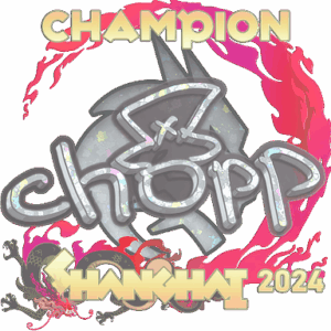 Sticker | chopper (Glitter, Champion) | Shanghai 2024