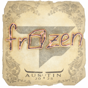 Sticker | frozen | Austin 2025