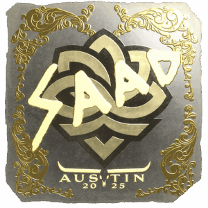 Sticker | saadzin (Gold) | Austin 2025