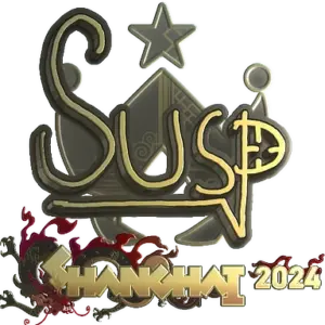Sticker | susp (Gold) | Shanghai 2024