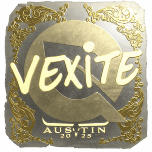 Sticker | vexite (Gold) | Austin 2025
