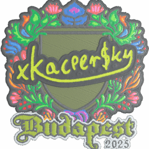Sticker | xKacpersky (Embroidered) | Budapest 2025