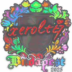 Sticker | xerolte (Holo) | Budapest 2025