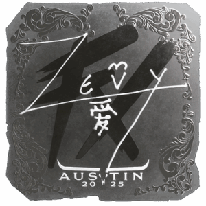 Sticker | zevy (Foil) | Austin 2025