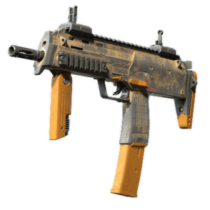 MP7 | Short Ochre (Battle-Scarred)