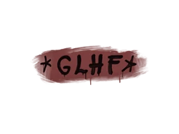 Sealed Graffiti | GLHF (Brick Red)