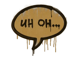 Sealed Graffiti | Uh Oh (Desert Amber)