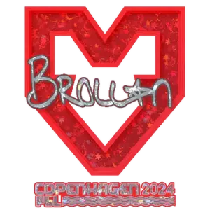 Sticker | Brollan (Glitter) | Copenhagen 2024