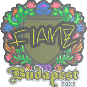 Sticker | FlameZ (Embroidered) | Budapest 2025