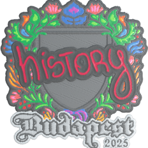 Sticker | History (Embroidered) | Budapest 2025