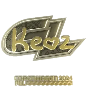 Sticker | Keoz (Gold) | Copenhagen 2024