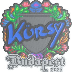 Sticker | Kursy (Embroidered) | Budapest 2025