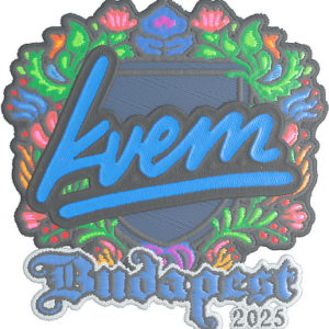 Sticker | Kvem (Embroidered) | Budapest 2025