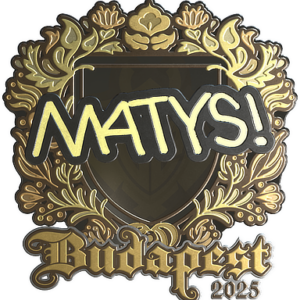 Sticker | MATYS (Gold) | Budapest 2025