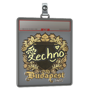 Sticker Slab | Techno4K (Gold) | Budapest 2025