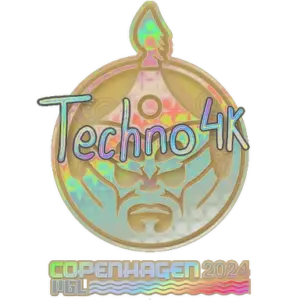 Sticker | Techno4K (Holo) | Copenhagen 2024
