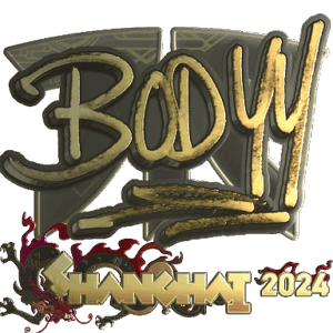Sticker | bodyy (Gold) | Shanghai 2024
