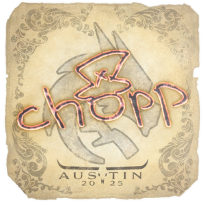 Sticker | chopper | Austin 2025