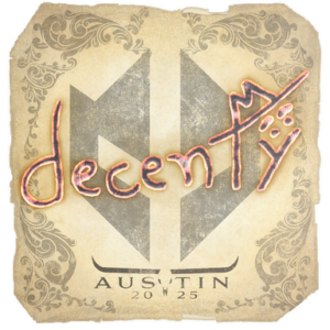 Sticker | decenty | Austin 2025