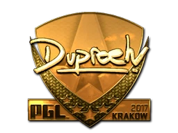 Sticker | dupreeh (Gold) | Krakow 2017