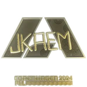 Sticker | jkaem (Gold) | Copenhagen 2024