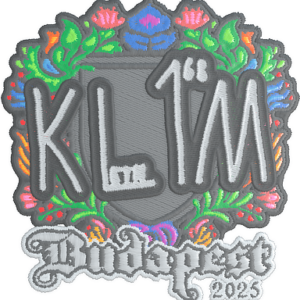 Sticker | kl1m (Embroidered) | Budapest 2025