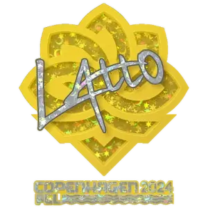 Sticker | latto (Glitter) | Copenhagen 2024