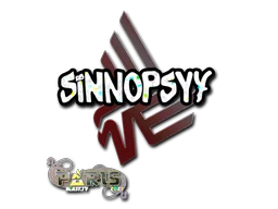 Sticker | sinnopsyy (Glitter) | Paris 2023