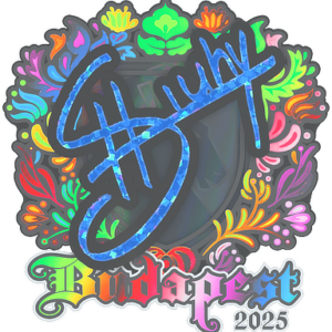 Sticker | siuhy (Holo) | Budapest 2025