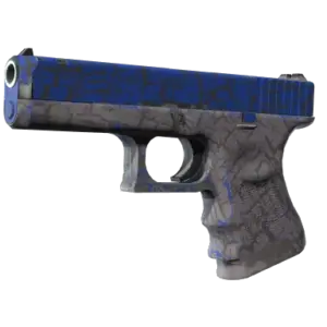 Glock-18 | Blue Fissure (Well-Worn)