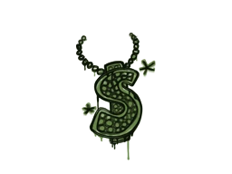 Sealed Graffiti | Bling (Battle Green)