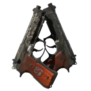 StatTrak™ Dual Berettas | Dualing Dragons (Minimal Wear)