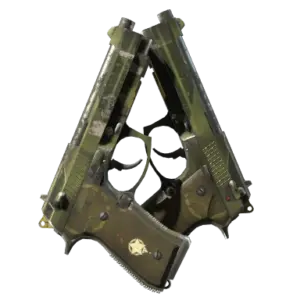 StatTrak™ Dual Berettas | Retribution (Well-Worn)