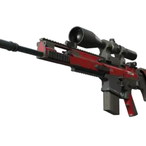 StatTrak™ SCAR-20 | Crimson Web (Well-Worn)