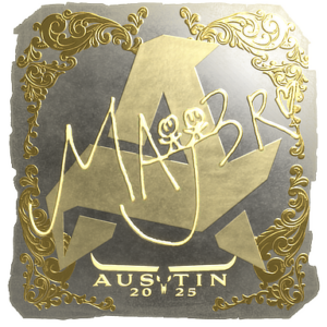 Sticker | MAJ3R (Gold) | Austin 2025