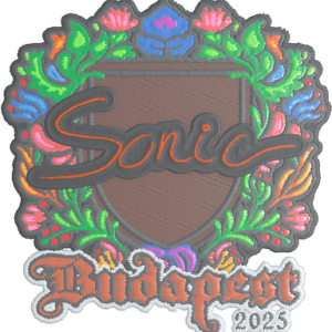 Sticker | Sonic (Embroidered) | Budapest 2025