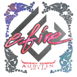 Sticker | efire (Holo) | Austin 2025