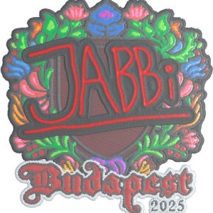 Sticker | jabbi (Embroidered) | Budapest 2025