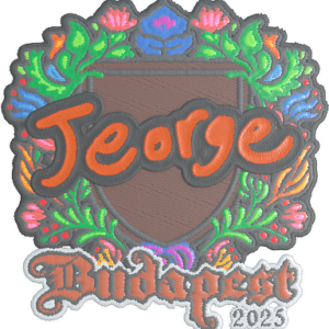 Sticker | jeorge (Embroidered) | Budapest 2025