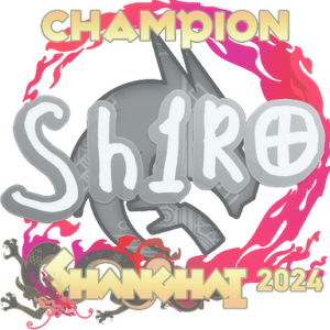 Sticker | sh1ro (Champion) | Shanghai 2024
