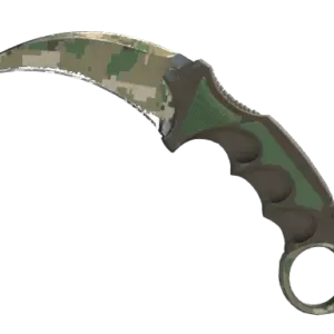 ★ StatTrak™ Karambit | Forest DDPAT (Well-Worn)