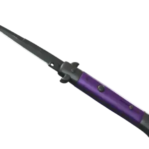 ★ Stiletto Knife | Ultraviolet (Well-Worn)