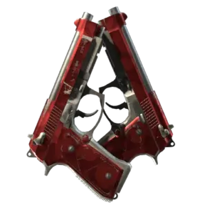 StatTrak™ Dual Berettas | Hemoglobin (Field-Tested)