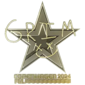 Sticker | Grim (Gold) | Copenhagen 2024