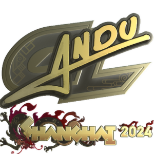 Sticker | aNdu (Gold) | Shanghai 2024