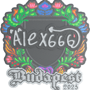 Sticker | alex666 (Embroidered) | Budapest 2025