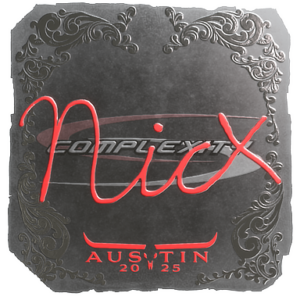 Sticker | nicx (Foil) | Austin 2025